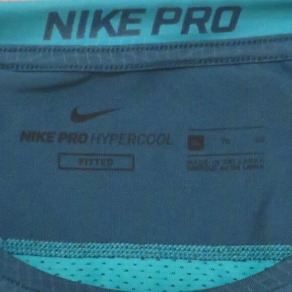 NIKE Pro Hypercool Short Sleeve Workout Shirt.  Size XL. - Picture 2 of 3